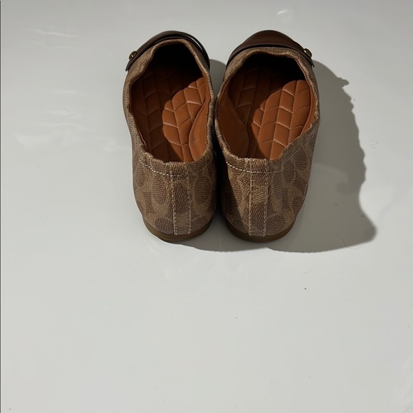 Coach Tan and Brown Flats - Picture 2 of 14